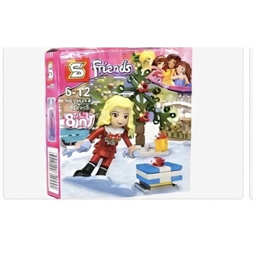 مكعبات بناء شخصيات الأميرة السعيدة من ليلى LELE Happy Princess Building block set