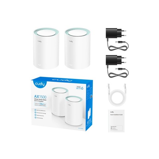 راوتر كودي ديكو 1500 - AX1500 ROUTER CUDY MESH M1500 2P GIGABIT