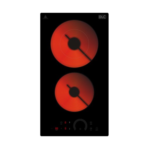 Built-In Electric Hob (Laser) - Ceramic - (30 cm) - Black Glass