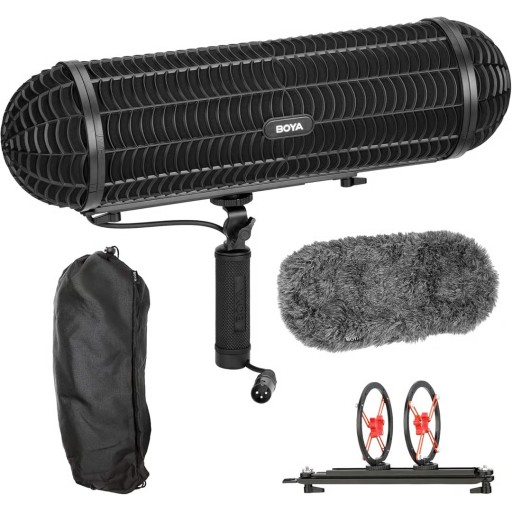 Boya Boya by-ws1000 Windshield And Suspension System For Shotgun Microphones