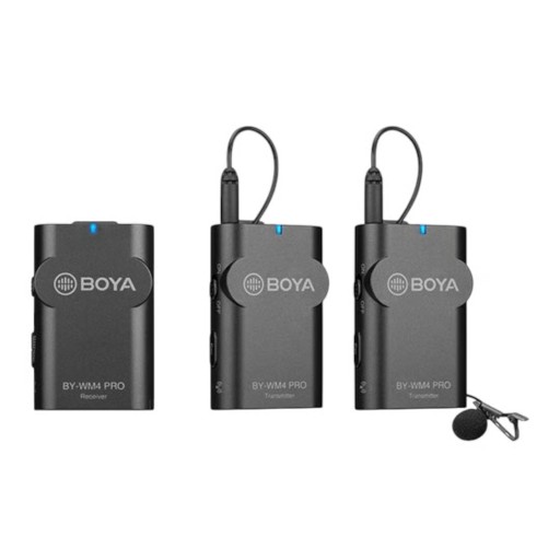 بويا Boya by-wm4 pro-k2 dual-channel Digital Wireless Microphone System