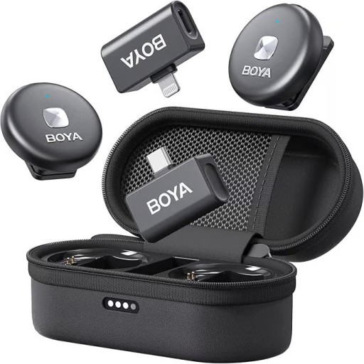 بويا Boya omic-u dual-channel Wireless Microphone System usb-c