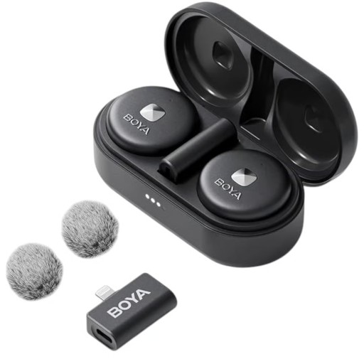 بويا Boya omic-d dual-channel Wireless Microphone System Lightning