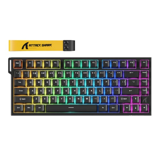 ATTACK SHARK R82 HE Rapid Trigger Black line Keyboard Magnetic ATTACK SHARK R82 HE Rapid Trigger Black line Keyboard Magnetic