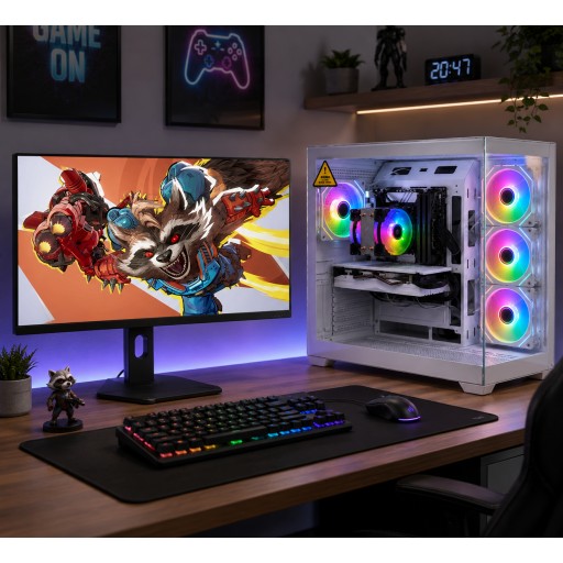 تجميعة الواحة الاقتصادية مع شاشة 240هرتز الاحترافية The economical Oasis package with a professional 240Hz monitor