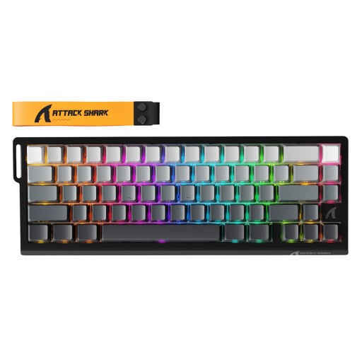 ATTACK SHARK X68 HE Rapid Trigger Keyboard Magnetic Switch - Black Gradient ATTACK SHARK X68 HE Rapid Trigger Keyboard Magnetic Switch - Black Gradient