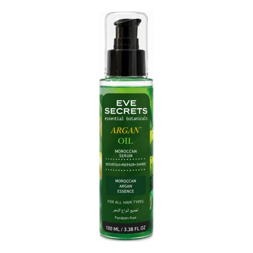 سيروم إيف سيكرتز للشعر بزيت الأركان المغربي EVE SECRETS Moroccan Argan Oil Hair Serum