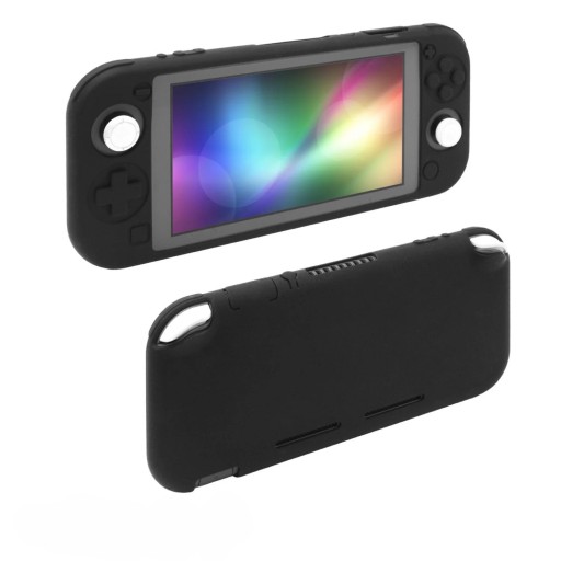غطاء حماية سيليكون كامل لجهاز Nintendo Switch Lite – أسود Soft Silicone Full Body Protective Case for Nintendo Switch Lite – Black