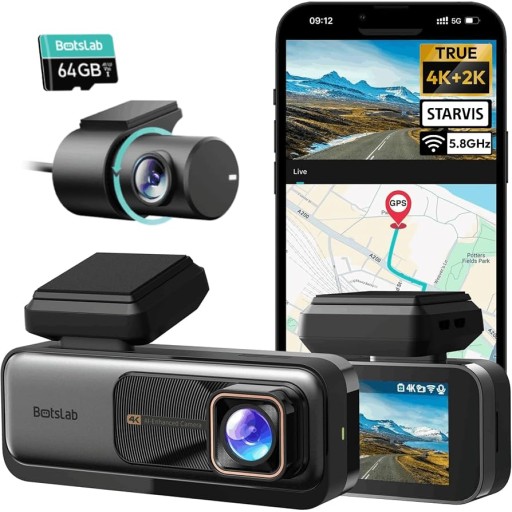 داش كام (كاميرا سيارة) بوتسلاب جي 980 اتش برو Botslab G980H Pro Dash Cam