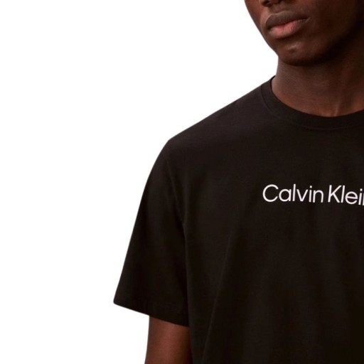 تيشرت رجالي مطبوع بشعار كالفن كلاين قصير الأكمام Calvin Klein Short Sleeve Graphic T-Shirt