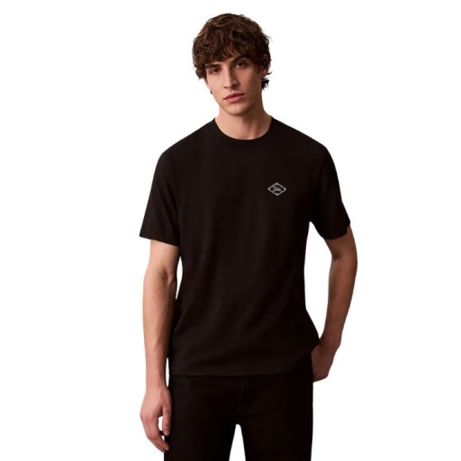 تيشرت رجالي مطبوع بشعار كالفن كلاين قصير الأكمام Calvin Klein Short Sleeve Graphic T-Shirt