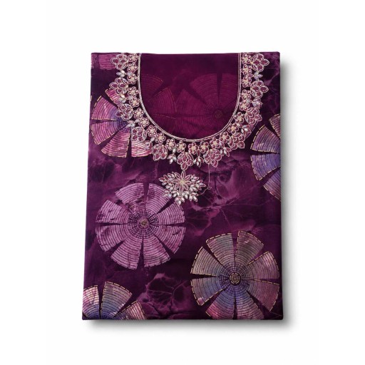مخور قطن اماراتي (قماش غير مخيط) Emirati Cotton Mkhawar (Unstitched Fabric)