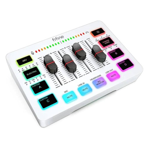 fifine Fifine Ampligame SC3 Gaming Audio Mixer Sound Card
