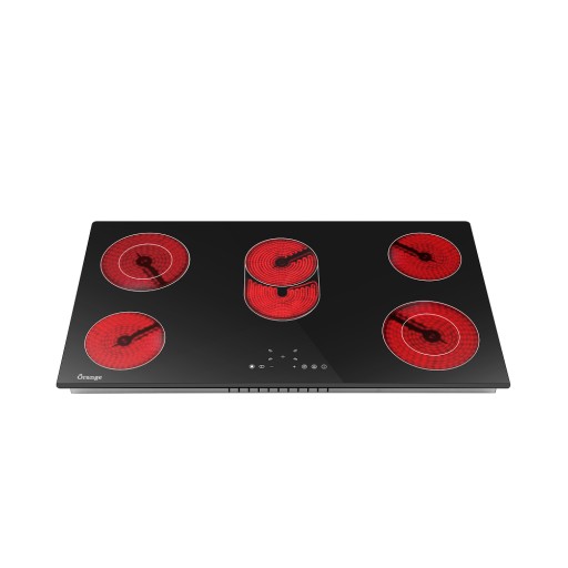 طباخ كهربائي بلت ان (ليزر) (90 سم) - زجاج أسود Built-In Electric Hob (Laser) (90 cm) - Black Glass
