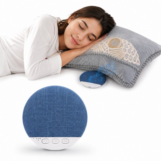 سماعة الوسادة الذكية اللاسلكية بتقنية مع صوت HiFi وضوضاء بيضاء Smart Pillow Speaker Wireless HiFi Sleep Audio Speaker