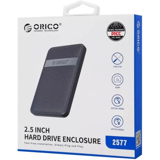 Orico Orico 2577 2 5-inch Sata Hdd Ssd Enclosure