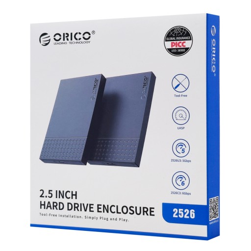 Orico Orico 2526c3-v1 2 5-inch Sata Hdd Ssd Enclosure