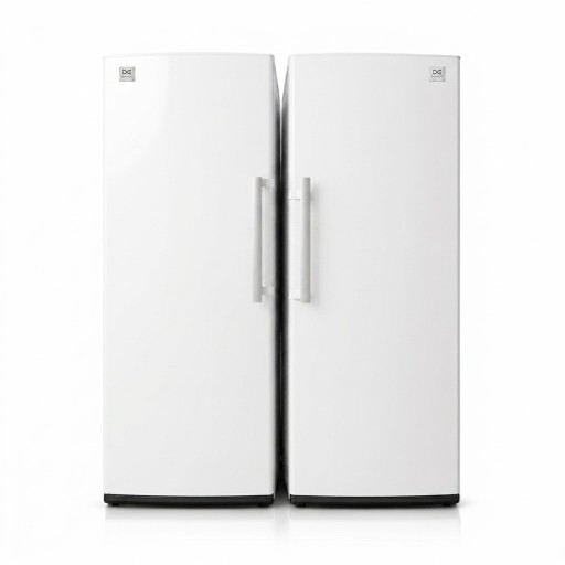 ثلاجة دايو تون حجم 30 قدمًا ابيض  / DR-O4491 / DR-U3391 Daewoo 30-Cubic-Foot Refrigerator, White / DR-O4491 / DR-U3391