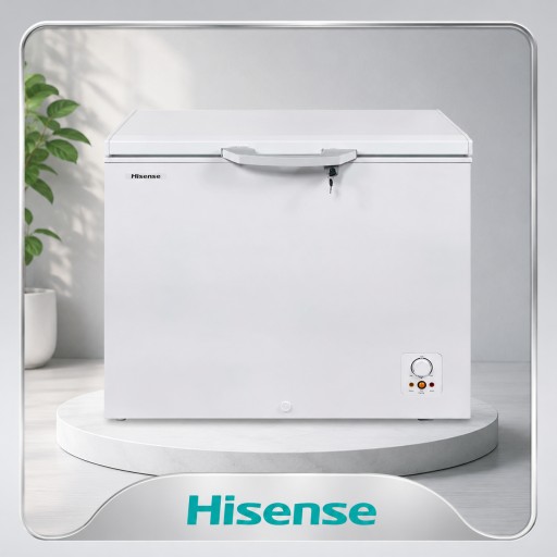مجمدة هايسنس 10 قدم ابيض freezer