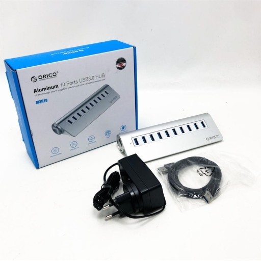 Orico Orico M3h10 Aluminum Alloy 10-port Usb 3 0 Hub