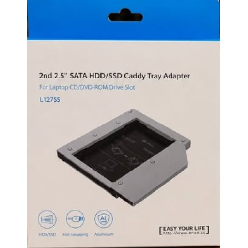Orico Orico l127ss-v1 Thick Odd Caddy 2 5 Sata Hdd Ssd