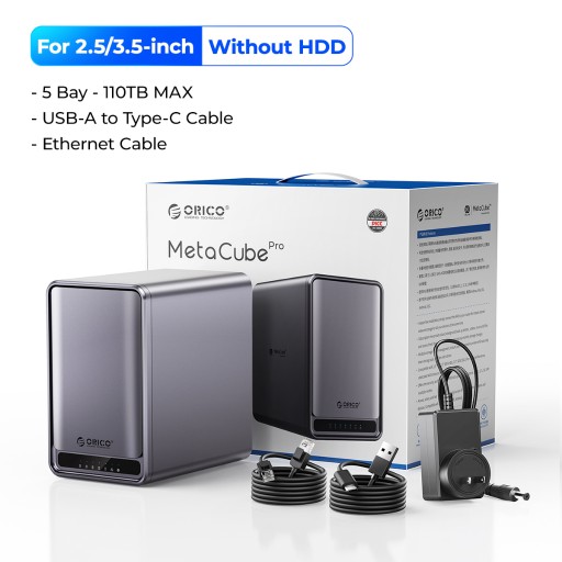 Orico Orico Metacube Pro TS500 5-bay Nas Private Cloud Storage Diskless