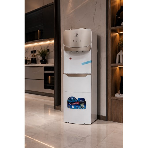 براد مياه وصانع ثلج  مع ثلاجة تبريد كروان الاصلية Crownline WD-232 Water dispenser and ice maker with original Crownline WD-232 refrigerator