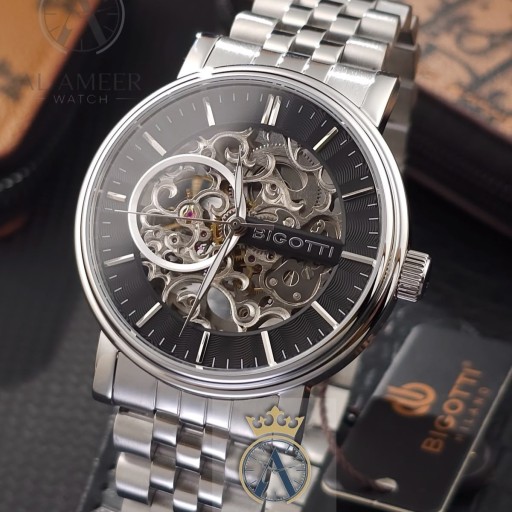 ساعة بيكوتي رجالي اوتوماتيك BG.1.10684 Bigotti men's automatic watch BG.1.10684