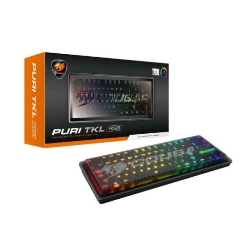 لوحة مفاتيح Cougar Puri TKL RGB (Cherry Mx Red) Keyboard