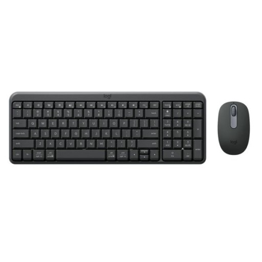 لوحة مفاتيح وماوس لاسلكي صامت من لوجيتك MK250 Keyboard