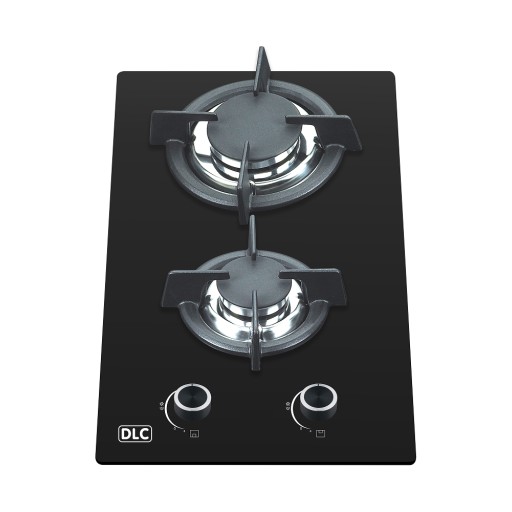 طباخ غاز بلت ان زجاجي - أسود - 30 سم Glass Built in hob Gas - Black- 30Cm