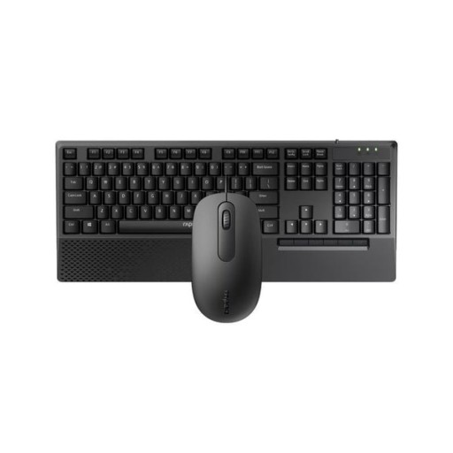 مجموعة لوحة مفاتيح وماوس سلكية رابو NX2000 - أسود Keyboard