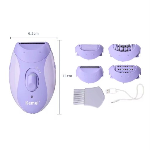 ماكينة إزالة الشعر النسائية كيمي 4 في 1 Kemei 4-in-1 Women’s Razor