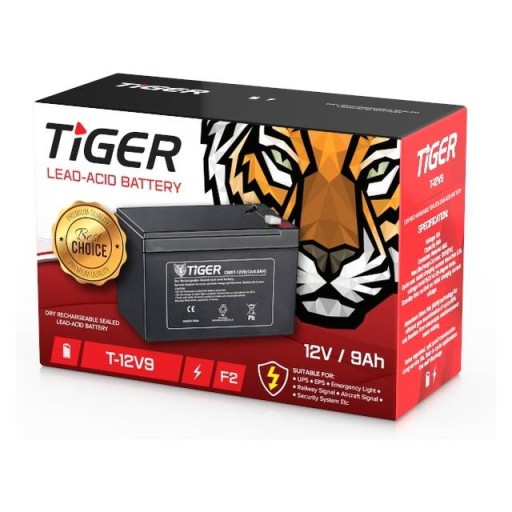 تايغر TIGER Battery 12v 9ah 12 V