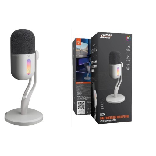 بورودو Porodo Gaming Elyx Rgb Condenser Microphone