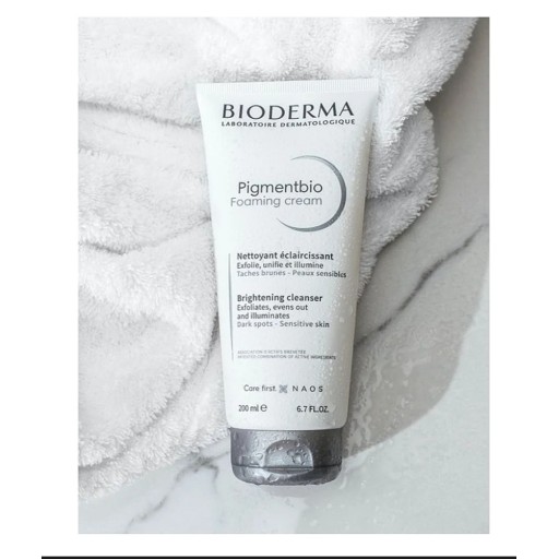 بيوديرما بيجمينت بيو كريم منظف ومفتح للبشرة Bioderma Pigmentbio Foaming Cream Brightening Cleanser