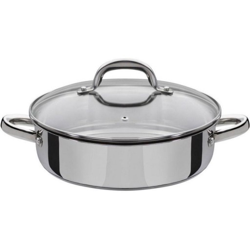 مقلاة تقديم ستيل 24 سم Serving Pan Steel 24 cm
