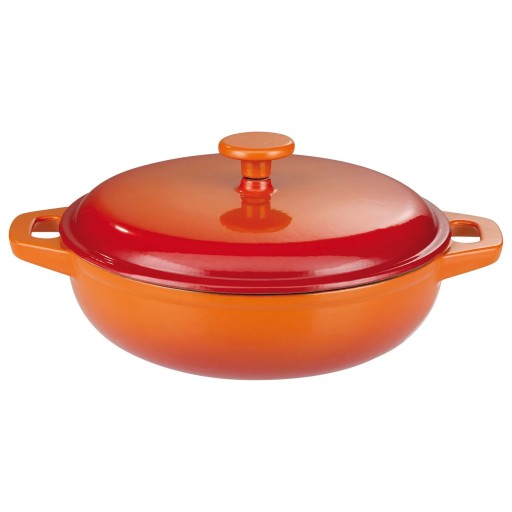 طبق خزفي من الحديد الزهر مقاس 30 سم 30 cm cast iron casserole dish