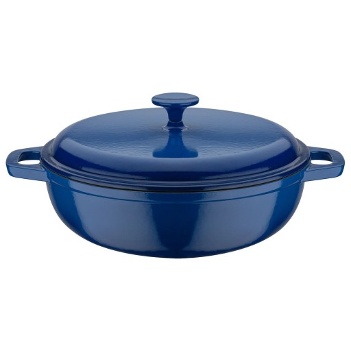 طبق خزفي من الحديد الزهر مقاس 30 سم 30 cm cast iron casserole dish