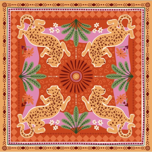 سكارف حرير Silk Scarf