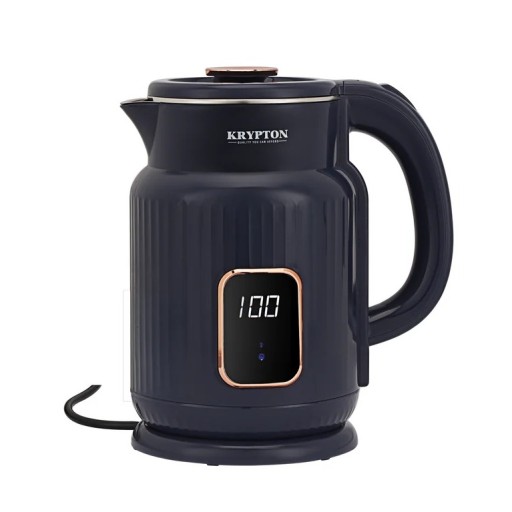 غلاية ماء كريبتون رقمية بطبقة مزدوجة سعة 1.7 لتر Krypton Digital Double Layer Kettle 1.7L