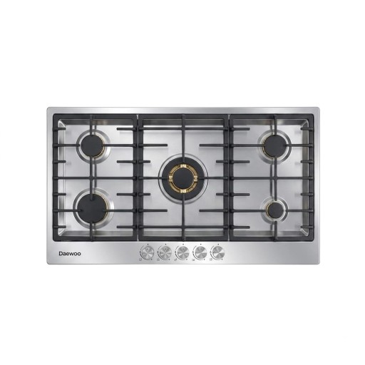طباخ بلتن دايو 5 مشاعل ستيل  Balten Daewoo 5-burner steel stove