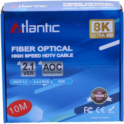 Atlantic Atlantic 8k Ultra Hd Fiber Optic Hdmi Cable hdmi 10 M