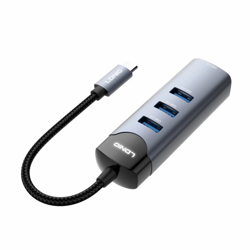 إل دي إن آي أو Ldnio ds-134c usb-c To 4 Usb 3 0 Hub Adapter