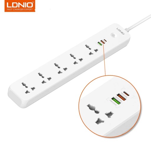 إل دي إن آي أو Ldnio SC5319 Multi Socket Extension Lead