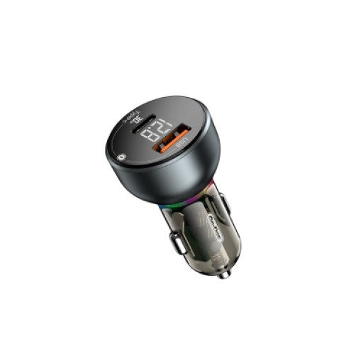 شاحن موبايل ٢ في ١ - ٤٨ واط Car Charger 2 in 1 48W