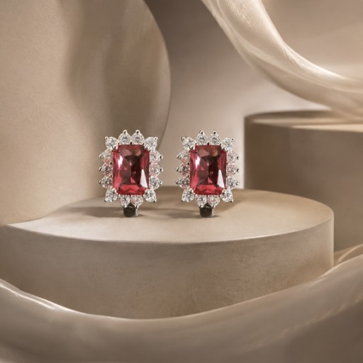 أقراط روبي Ruby Earrings
