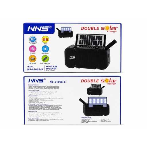 إن إن إس NNS Solar Wireless Speaker