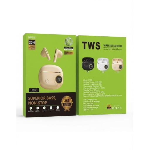 سماعات أذن لاسلكية TWS D339 TWS D339 Wireless Earbuds