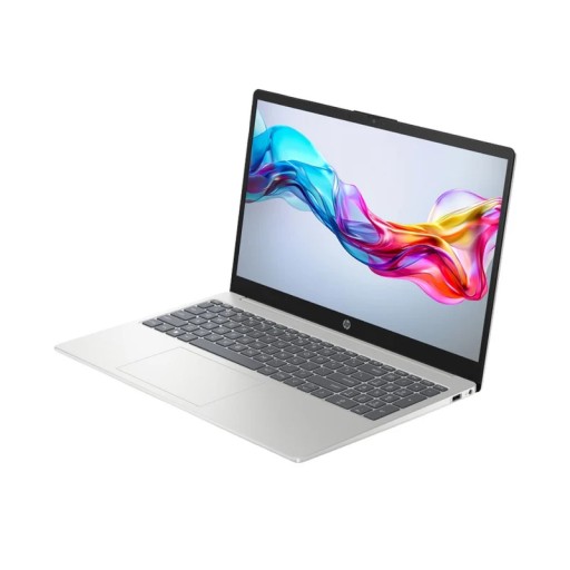 لابتوب HP 15-fd0458NIA, Intel Core i7-1255U, RAM 8GB, SSD 512GB HP 15-fd0458NIA, Intel Core i7-1255U, RAM 8GB, SSD 512GB , Intel Iris Xe Graphics, 15.6 Inch FHD, Natural silver
